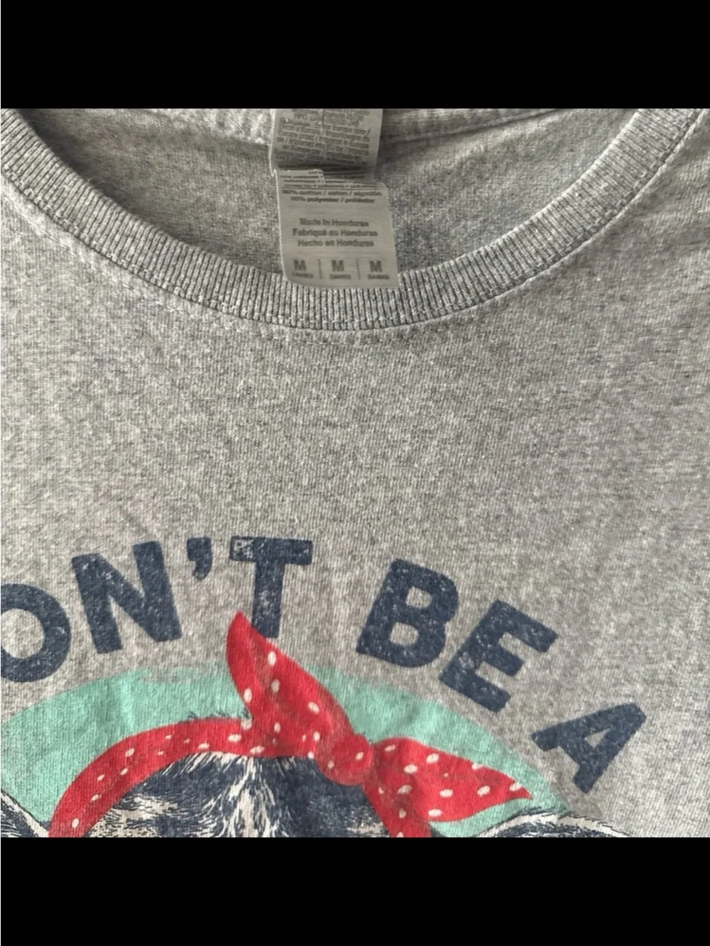 Gildan Gray 'Don't Be A Salty Heifer' Graphic Tee